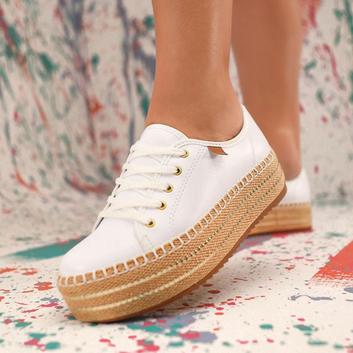 Mocasines de plataforma para mujer