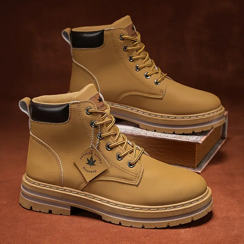 BOTAS CASUAIS ELEGANTES DE CANO ALTO