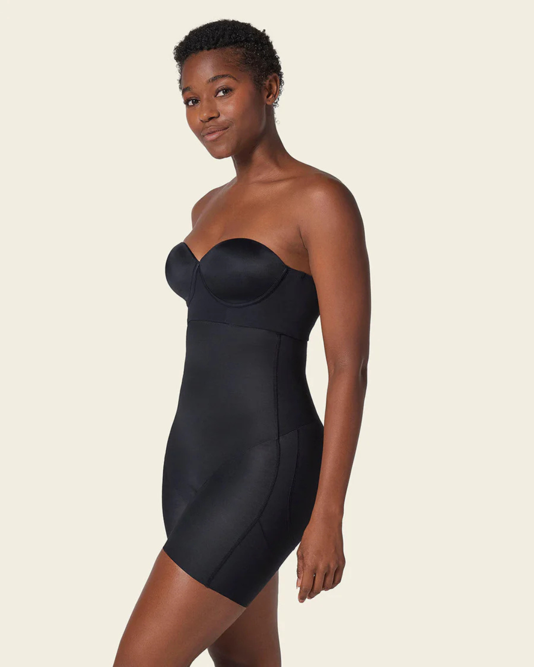 Body Modelador Sem Alças com Parte Inferior Curta (OFERTA 2X1)