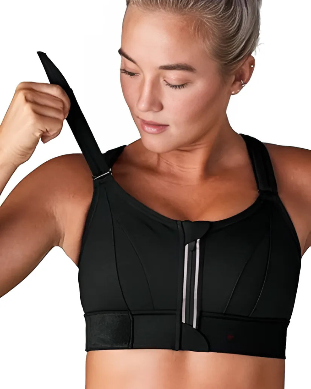 Sutiã Desportivo com Fecho de Correr à Frente para Um Apoio Máximo (OFERTA 2X1)