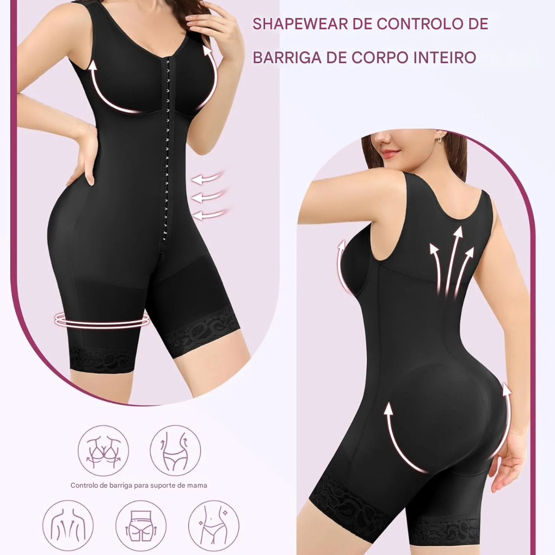 Faja Redutora de Barriga com Dupla Compressão e Sutiã