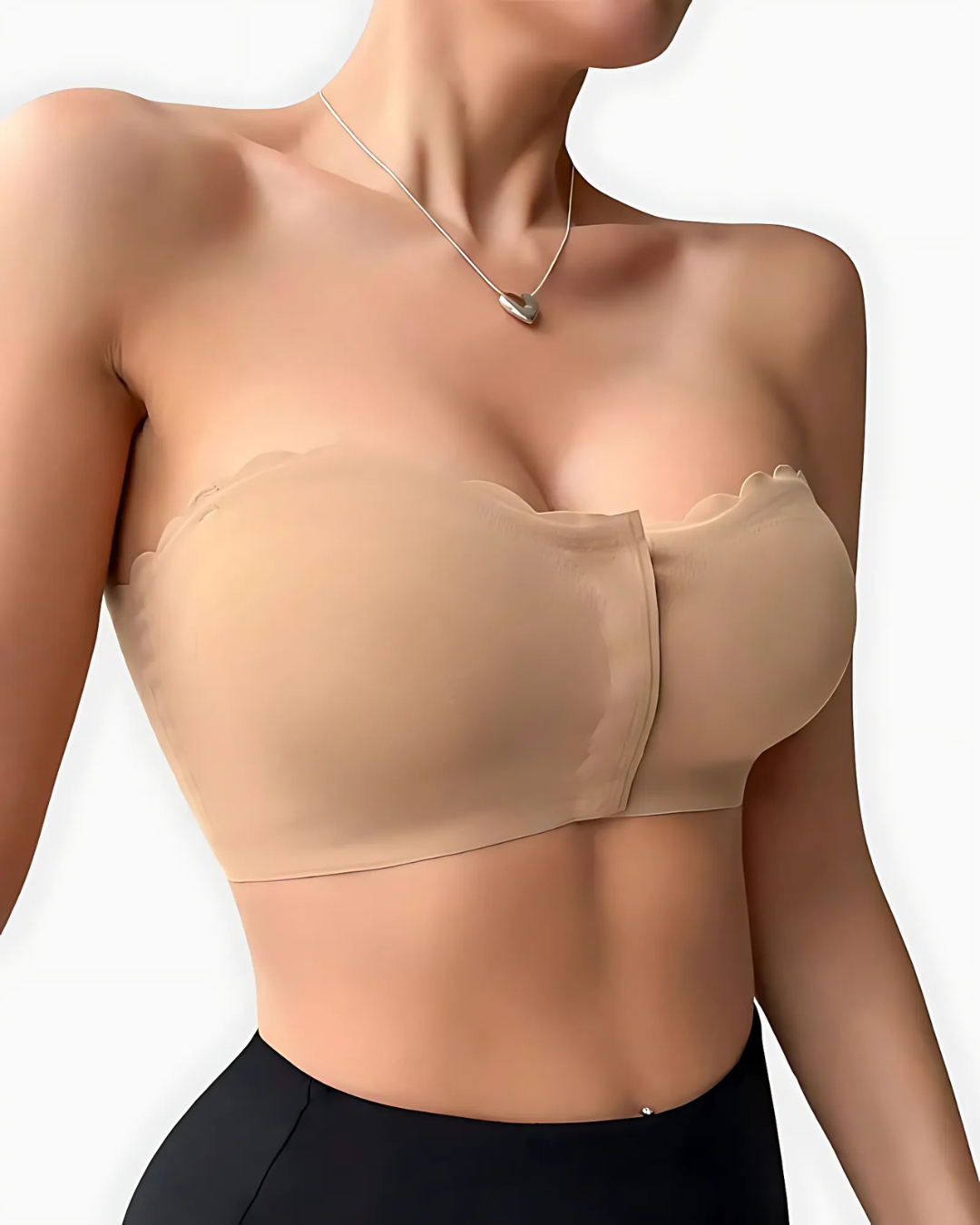 Soutien Confortável e Respirável com Fecho de Ilhós e Pormenor de Folhos (OFERTA 2X1)
