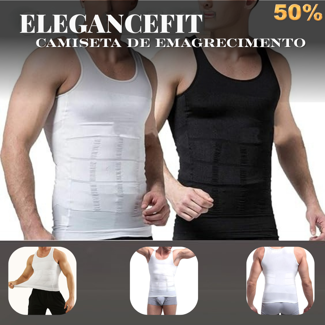 EleganceFit™ - T-Shirt Fit para homem