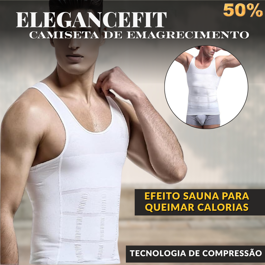 EleganceFit™ - T-Shirt Fit para homem