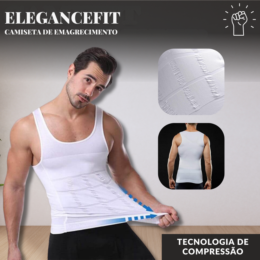 EleganceFit™ - T-Shirt Fit para homem