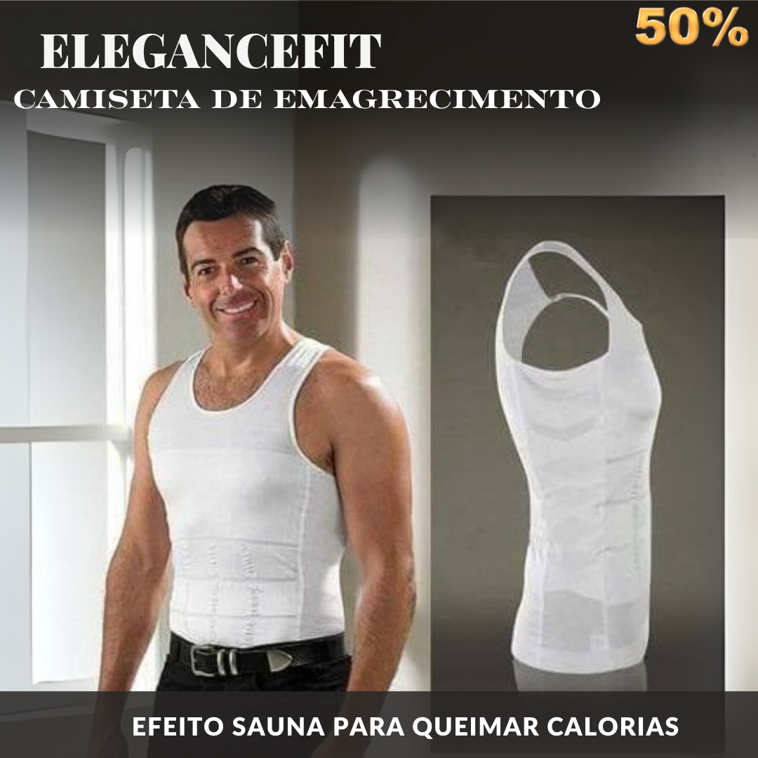 EleganceFit™ - T-Shirt Fit para homem
