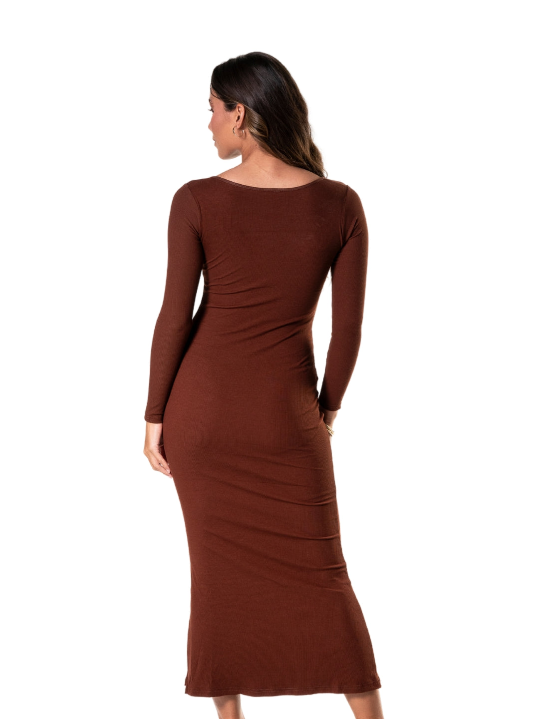 Vestido de controle com mangas longas para uma silhueta perfeita