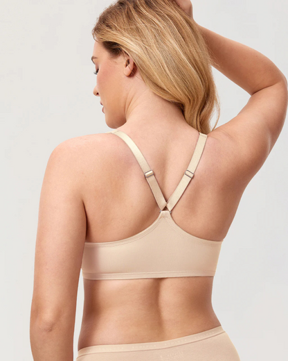 Sujetador deportivo con espalda nadadora y cierre frontal de corte bajo (OFERTA 2X1 GRATIS)