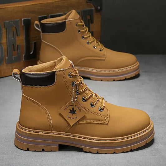 BOTAS CASUAIS ELEGANTES DE CANO ALTO