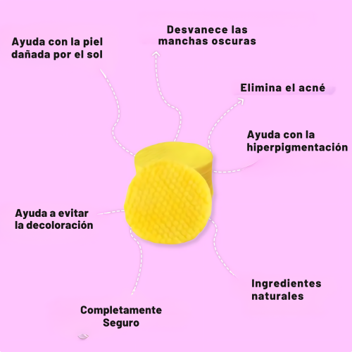 PeleSaudável™ - Pensos nutritivos para o rosto 2x1: Ácido Kójico e Curcuma