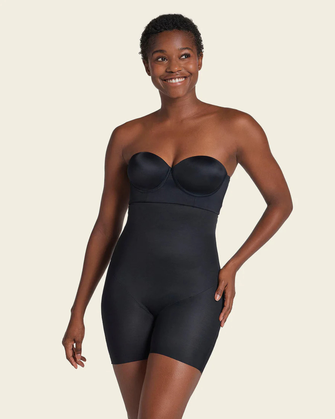 Body Modelador Sem Alças com Parte Inferior Curta (OFERTA 2X1)
