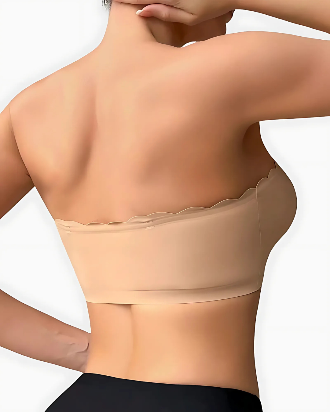 Sujetador cómodo y transpirable con cierre de ojal y detalle de volante (OFERTA 2X1)