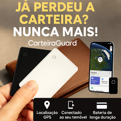 CarteiraGuard™ - Localizador do Tamanho de um Cartão