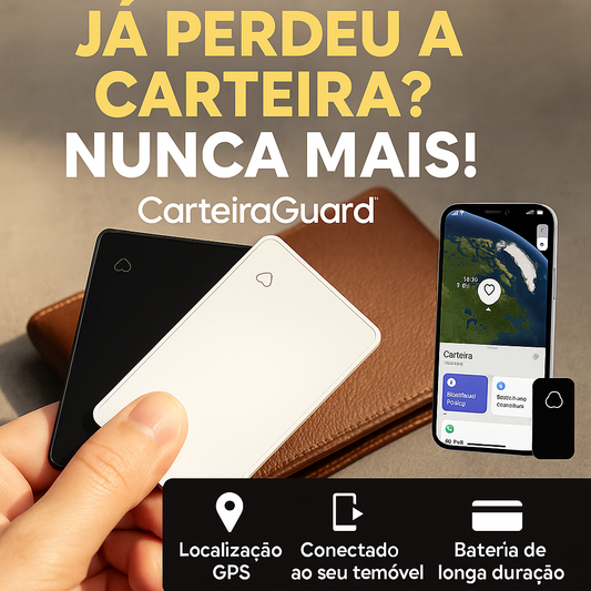 CarteiraGuard™ - Localizador do Tamanho de um Cartão