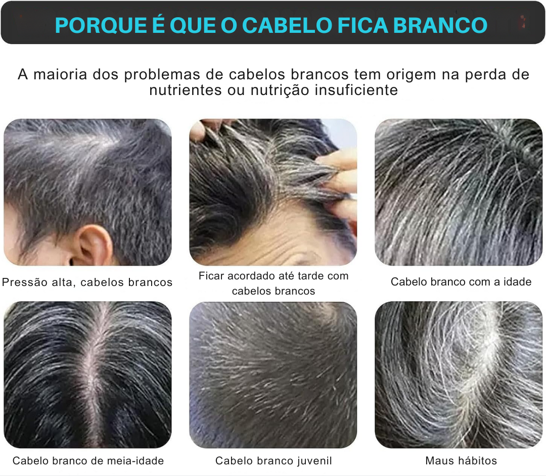 RenovaCabelos™ - Champô revitalizante em stick para o cabelo
