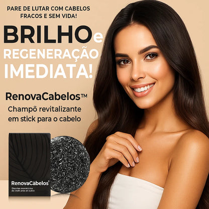 RenovaCabelos™ - Champô revitalizante em stick para o cabelo