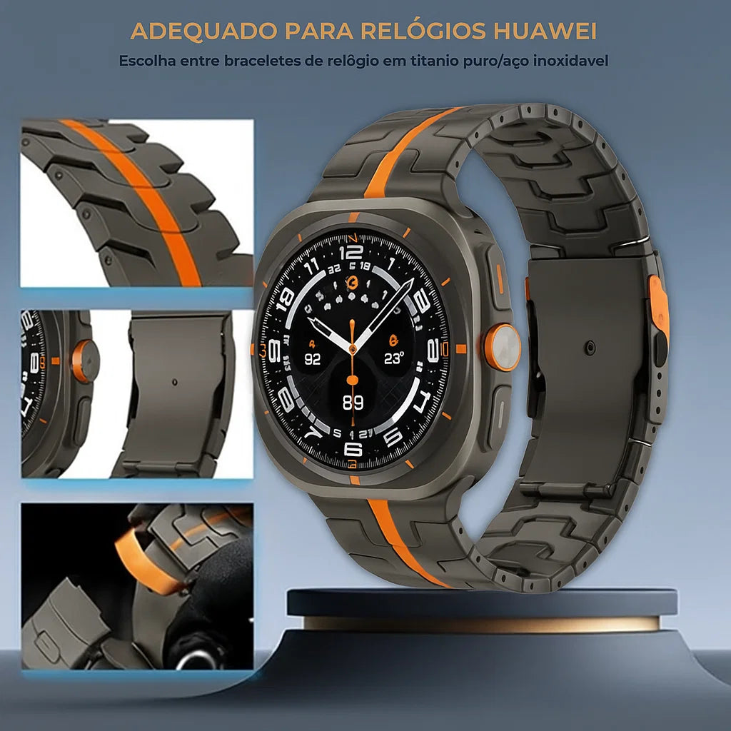 Cronos™ - Relógio desportivo com bracelete em aço