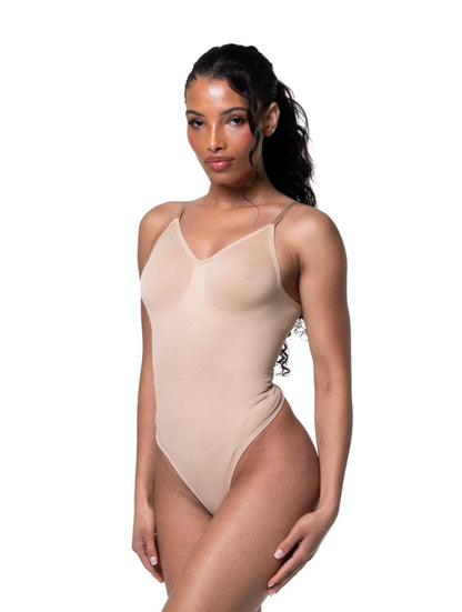 Body de espalda baja con tanga