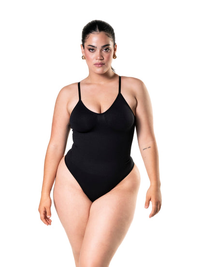 Body de espalda baja con tanga