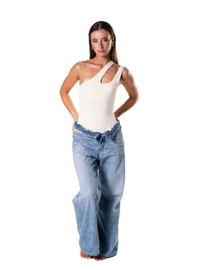 Body con un solo tirante Shapewear