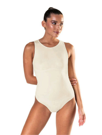 Body con tanga y escote redondo