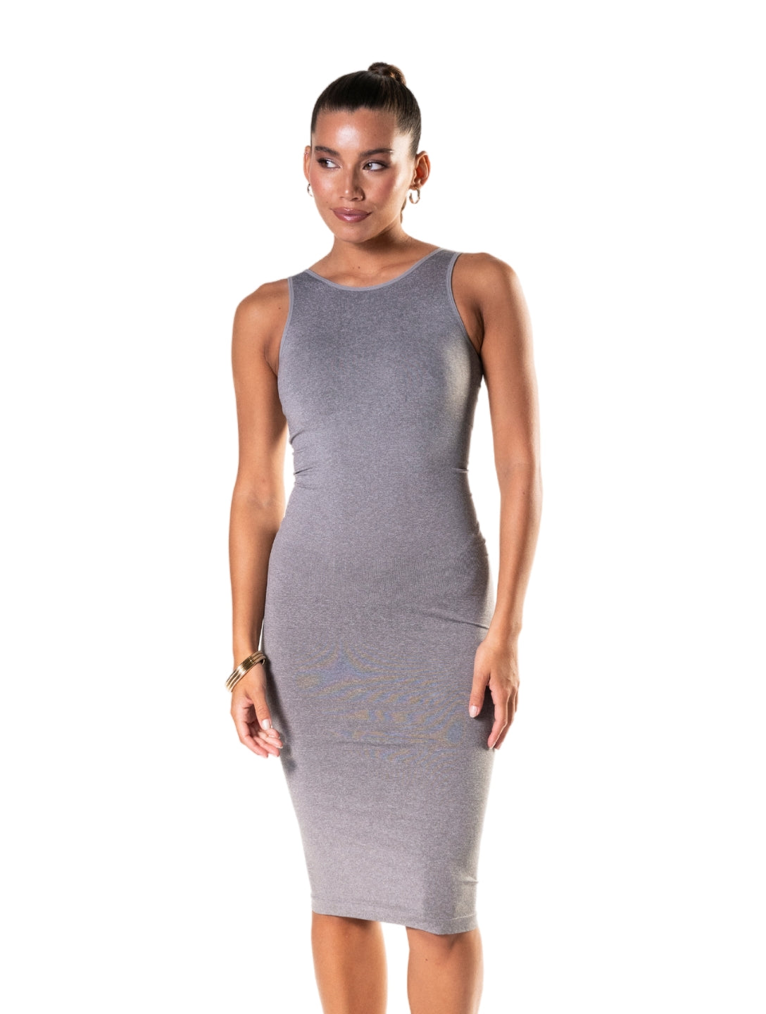 Maxi Vestido Sem Mangas Shapewear: Molda e Realça sua Silhueta
